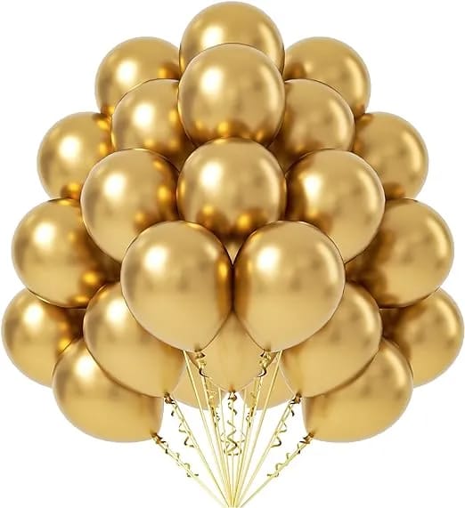 2 Dozen Golden Balloon